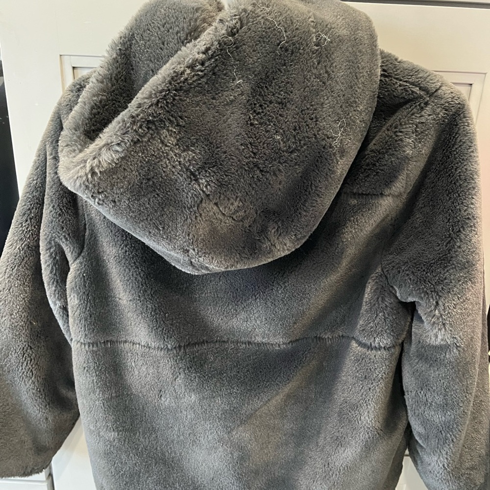 Zara Size 10 Faux Fur Girls Coat